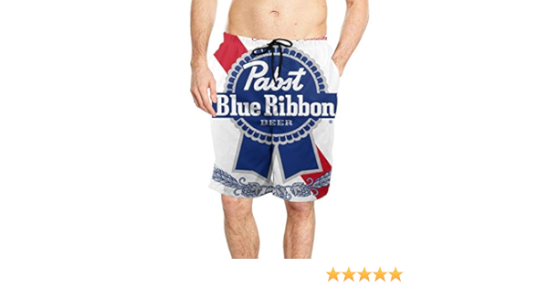 pabst blue ribbon swim trunks