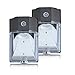 TimeLED 26W LED Wall Pack Light, Outdoor Led Wall Mount Light, 3000LM Dusk to Dawn Photocell Wall Pack Light, Exterior Street & Area Lighting for Garage Garden Yard, Clear Lens (2 Pack)