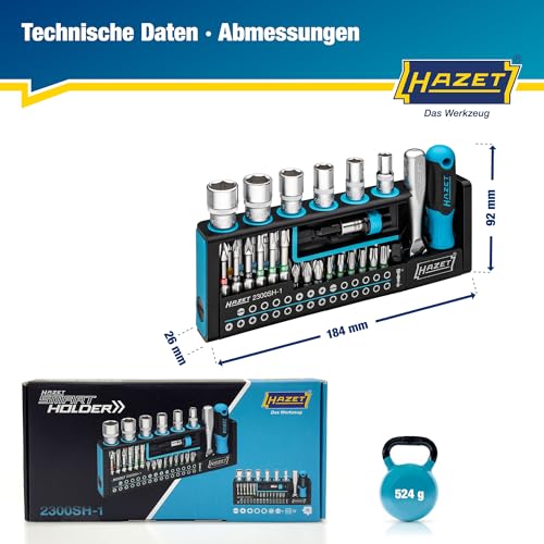 HAZET 2300SH-1 Screwdriver Bit Set Manual Manual