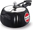 Hawkins CB50 Hard Anodised Pressure Cooker, 5-Liter,Black