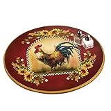 Lazy Susan Rooster Kitchen Turntable by Collections Etc