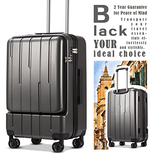 Coolife Luggage Expandable Suitcase 3 Piece Set with TSA Lock with