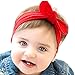 Baby Elastic Hair Hoops Headbands,Girl's Multicolor Hairbands Bunny Ears 8 Pack