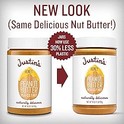 Justin's Honey Peanut Butter 16oz. Jar, Gluten