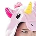 Emolly Fashion Adult Unicorn Animal Onesie Costume Pajamas for Adults and Teens (Small, Pink)