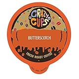 Crazy Cups Flavored Coffee, for the Keurig K Cups 2.0 Brewer, Butterscotch, 22 Count
