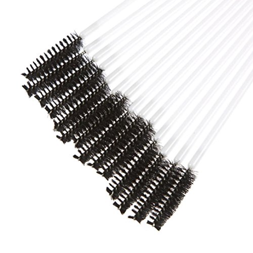 Creazy(TM) 50pcs Disposble Eyelash Brush Mascara Wands Makeup Cosmetic Tools (Black) - Thumbnail 5
