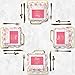 Big Dot of Happiness 64 Piece Fun to be One - 1st Birthday Girl with Gold Foil - Party Tableware Plates, Napkins - Bundle for 16