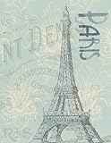 Journal: 8.5 X 11 202 Lines Pages Paris France Eiffel Tower Journal/Notebook by 
