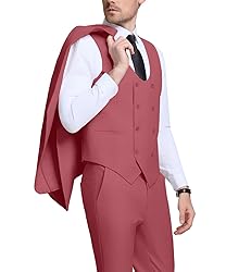 Men's 3 Pieces Suit Set Slim Fit Suits for Men Big