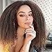 AISI HAIR Long Dreadlock Wig Marley Hair for Twists Wigs for Black Women Synthetic Fiber 16 Inch Black Mix Brown Color(1B/27#)