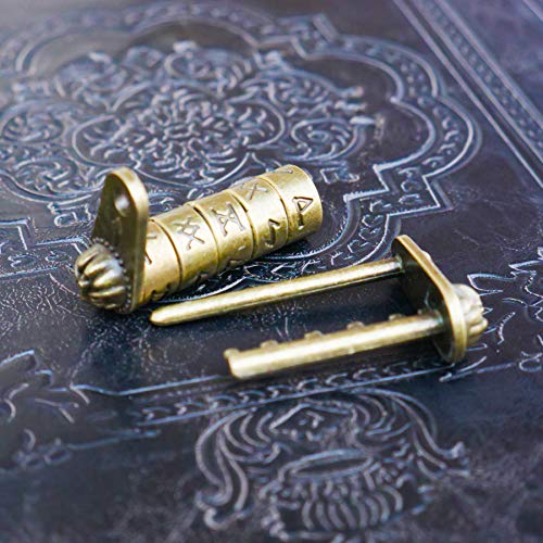 image for BOSSI Magical Runes Padlock - School Backpacks, Bags, Jewelry Box, Che