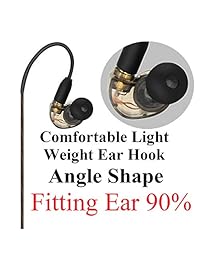 Daioolor   Auriculares con micrófono para música, con micrófono, control de volumen, compatibles con Samsung para deporte, cantante, músico, correr