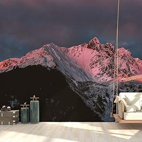 Wall Mural Magnificent Mountain View Removable Wallpaper Wall Sticker for Bedroom Living Room - 66x96 inches
