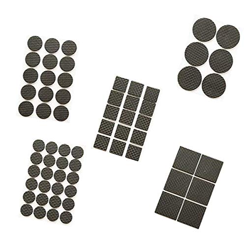 Non Slip Furniture Pads Furniture Pads Furniture Gripper Felt Furniture Pads 132 Piece! Felt Pads Furniture Feet All Sizes Furniture Floor Protectors for Keep in Place Furniture & Furniture Stoppers - Thumbnail 7
