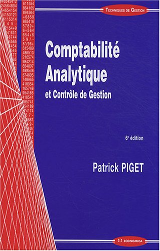 Comptabilité analytique et contrôle de gestion