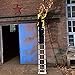Finether 12.5 FT Aluminum Telescopic Extension Ladder, Portable Heavy Duty Multi-Purpose Aluminum Folding Telescoping Ladder,330 Pound Capacity