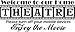 Our Theatre Vinyl Wall Decal - Large, Black
