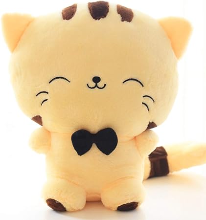 Amazon Xinxikeji ぬいぐるみ ねこ かわいい ふわふわ 抱き枕 プレゼント 猫 動物 大きい おもちゃ お祝い 子供 もちもち お誕生日 赤ちゃん 人形 女の子男の子 クッション 収納 おもしろい 女性 イエロー55cm ぬいぐるみ おもちゃ