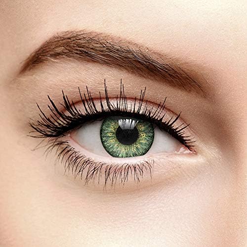 Green Tri Tone Natural Daily Coloured Contact Lenses (10 Pack) - Non Prescription