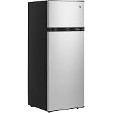 PioneerWorks 7.5 Cu.Ft Refrigerator with Freezer, 2 Door Fridge, 7 Settings Temperature Adjustable, Large Capacity, Food Storage or Cooling drinks,for Apartment,Bedroom,Dorm and Office