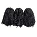 Spring Twist Hair Bomb Twist Synthetic Hair Passion Braiding Mini Twist Hair Extension 8inch 3packs Mirra's Mirror