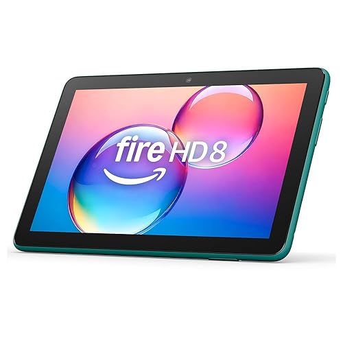 Amazon Fire HD 8 tablet (newest gen), 8" HD Display, 3 GB memory, 32 GB, designed for portable entertainment, Emerald, (2024 release) – with ads
