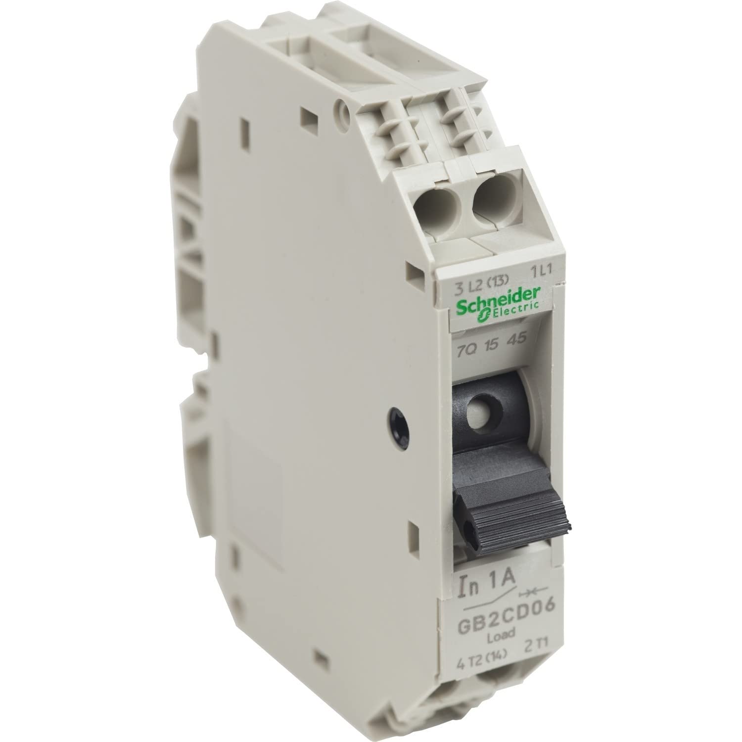Schneider Electric gb2cd06 TeSys GB2 – cortacircuitos térmo-magnético – 1P + N – 1 A – ID = 14 A