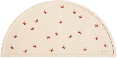 Mushie Silicone Placemat for Kids Non-Slip 48 x 23 cm Butterflies