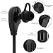 i-SUPERSIM Wireless Headphone, Bluetooth V4.0 Headset, High-Fidelity Stereo Music, Wireless Bluetooth Sport Stereo Headphones, Ergonomic Design For Smartphones - Black