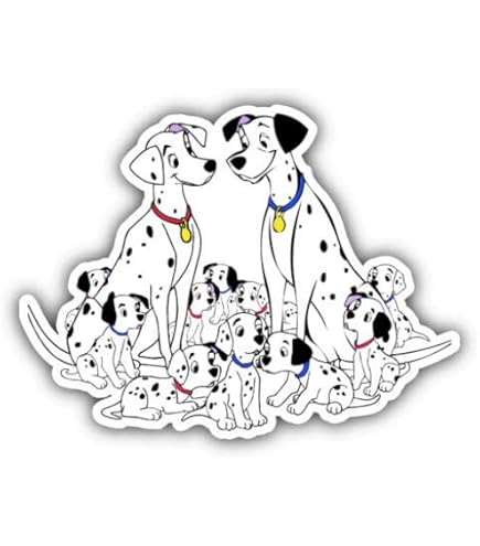 Amazon.com - 101 Dalmatians Family Cartoon - Sticker Graphic