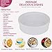 Souffle Dish Ramekins for Baking – 48 Oz, 1.5 Quart Large Ceramic Oven Safe Round Fluted Ramekin Bowl with Mini Condiment Spoon for Soufflé Pot Pie Casserole Pasta Roasted Vegetables Baked Desserts