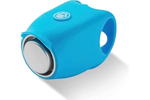 AaiLucky Electric Bike Horn,100dB Bicycle Bell, Super Loud Bike Bells, Waterproof, Multiple Sound Modes for Adults Kids Bike Scooter, Warning Horns,Bike Accessories