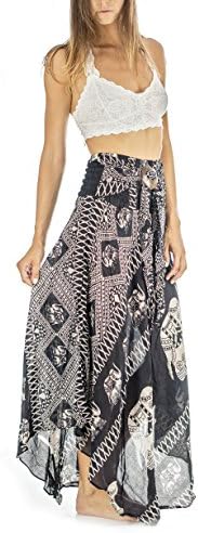 Tori Wear Women's Long Flowy Elephant Skirt
