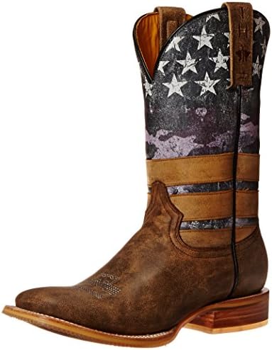 TinHaul Maneater Leather Western Cowboy Boots with White Trim Womens Man Eater With Man Eater Sole – Tin Haul main image 4