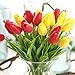 AHXHWKA 30 pcs Real-Touch Artificial Tulip Flowers Home Wedding Party Decor