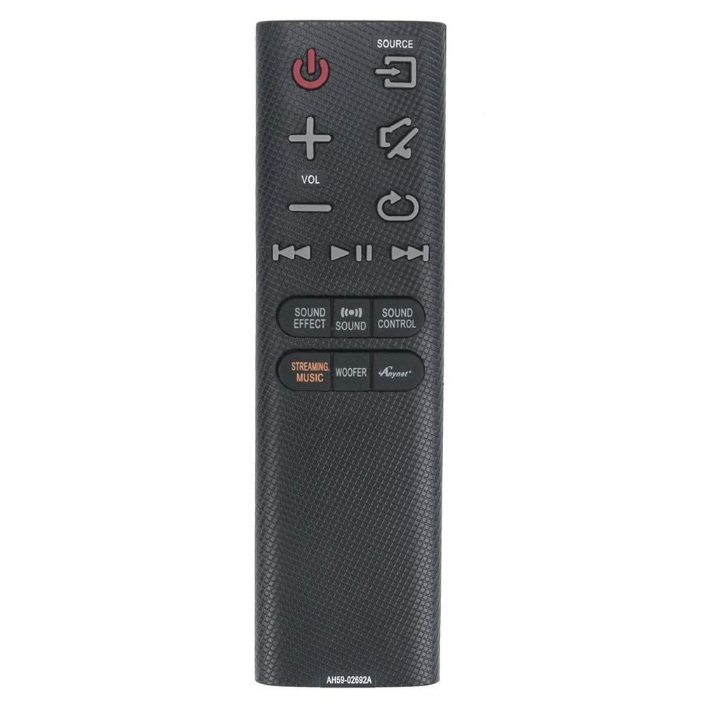 VINABTY AH59-02692A Replaced Remote Control fit for SAMSUNG Soundbar HW-J370 Ps-wj6500 HW-J6500 HW-J370/ZA HW-J470 HWH450/ZA HWH450 Hw-j6501 HW-H450/ZA HWHM45C HWH450/ZA