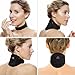 GRAPHENE TIMES Heated Neck Wrap with Adjustable Temperature and USB Cord Graphene Far-Infrared Physical Cervical Therapy for Such as Pain Relief or Postoperative Recovery, Black