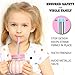 BOBA FIDE Stainless Steel Boba Straws - 9.4” & 8.5” Long, Safety Silicone Tips & Brushes in 2 Travel Cases Included, Angled Tip Extra Wide Bubble Tea Milkshake Straws, 4 Reusable Metal Straws