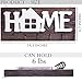 I.S.Company- Key Holder for Wall “Home” Natural Wood | Decorative Rustic Key Ring Holder w/ 5 Hooks, Premium Organizer for Living Area, Kitchen, | Wall-Mounted Keyring Rack (Special Brown)