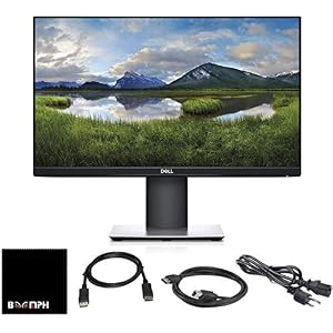 Dell P2722H 27″ 16:9 IPS Computer Monitor Screen with Display Port Cable and USB 3.0 Upstream Cable – New Model