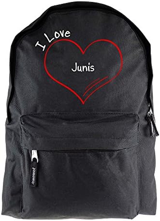 Rucksack Modern I Love Junis Black