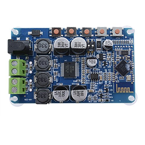 Aideepen 50W + 50W TDA7492P 2x50 Watt Dual Channel Amplifier Wireless Digital Bluetooth 4.0 Audio Receiver Amplifier Board (Blue)