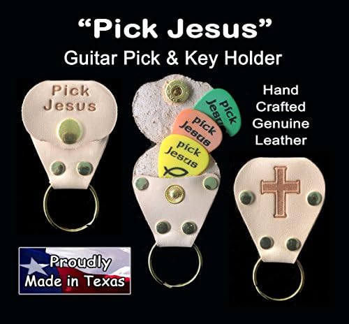 "Pick Jesus" Guitar Pick &amp; Key Holder