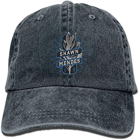 Lbuxinqu Sha-wn Men-des Logo Adult Cowboy Hat Unisex