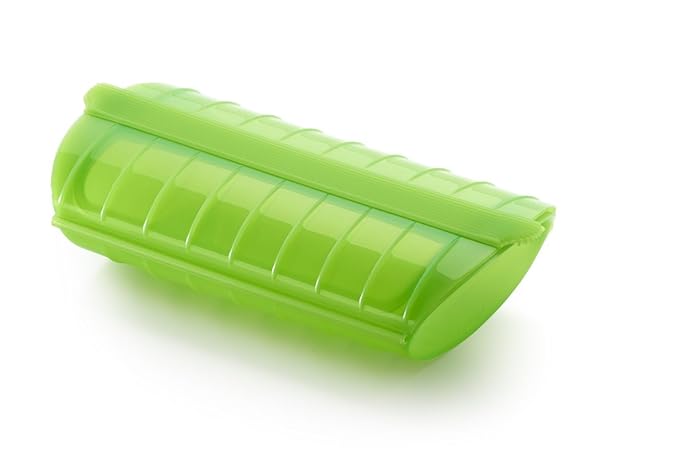 Lékué - Estuche de vapor, 1-2 personas, color verde: Amazon.es: Hogar