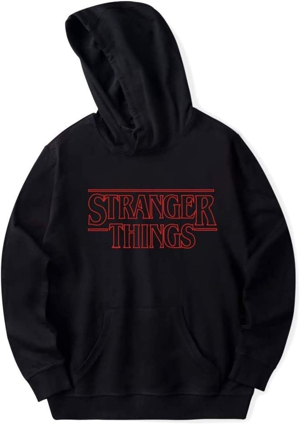 Unisex Hoodies 2018 Trendy Faces Season Stranger Things Hooded Men Women Sweatshirts Long Sleeve Hip Hop Cotton Jumper