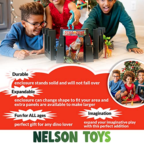 Dinosaur Enclosure, Enclosure Playset for Dinosaurs, Dinosaur Fence