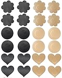 12 Pairs Womens Sexy Pasties Disposable Stain Adhesive Nipple Cover Pathes