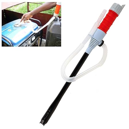 Skaize Elektrische Siphonpumpe Tauchpumpe für Flüssigkeiten Batteriebetrieben (8l/Min Pumpleistung)